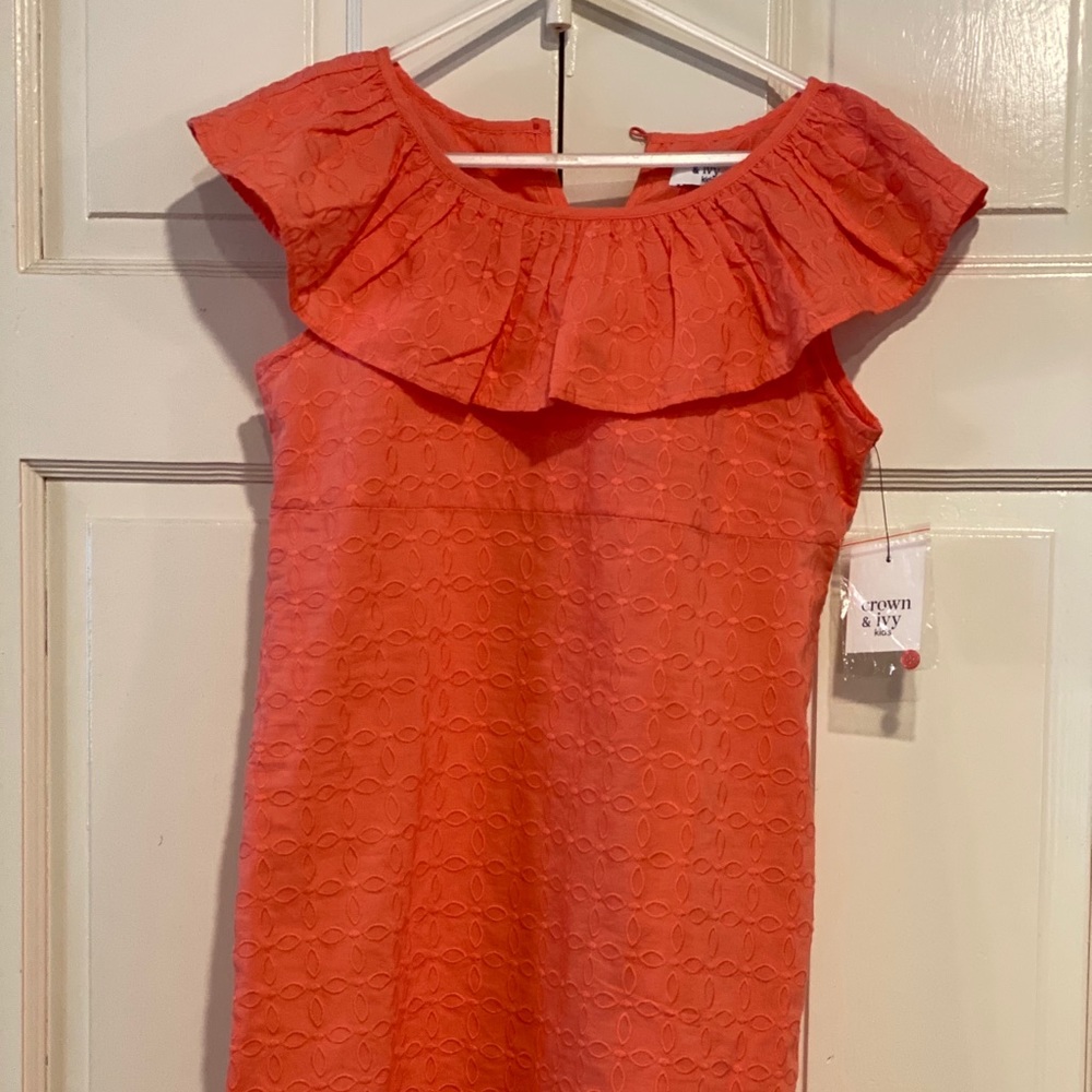 Girls size 8 textured dress